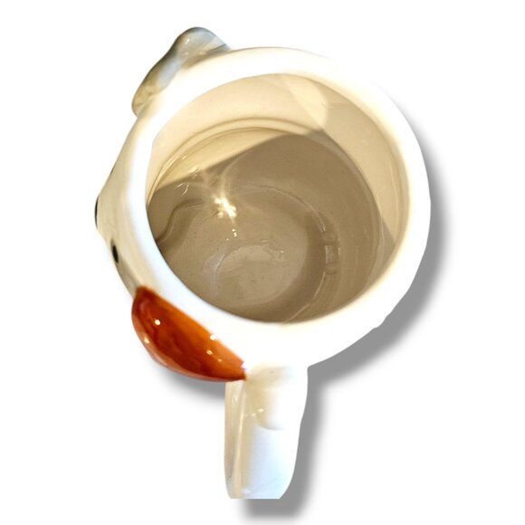 Dog Mug, Adorable Dog Shaped Ceramic Mug with Red Scarf, Cute Coffee or Tea Cup - Picture 5 of 5